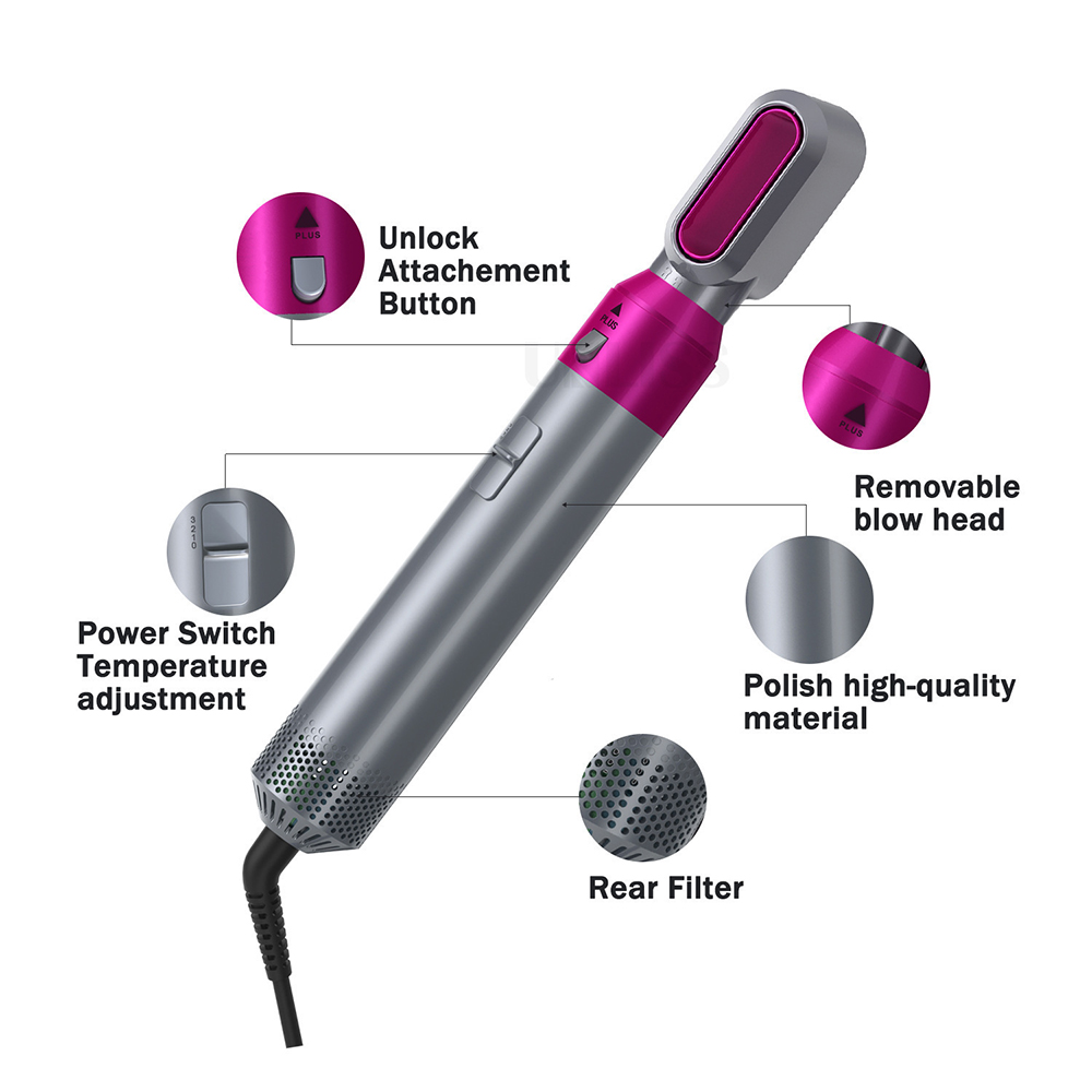 5-in-1 Electric Hot Air Comb