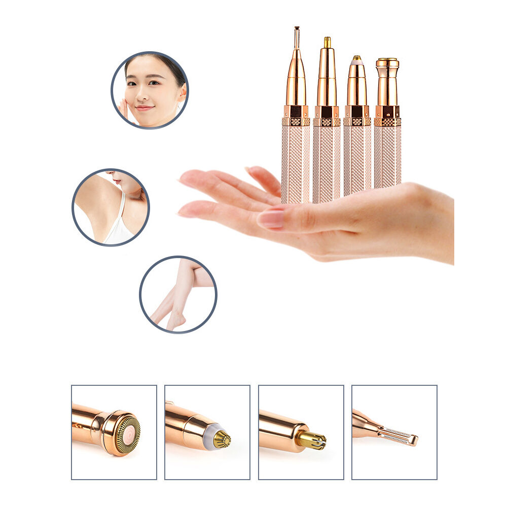 4-in-1 Rechargeable Hair Remover & Eyebrow Trimmer