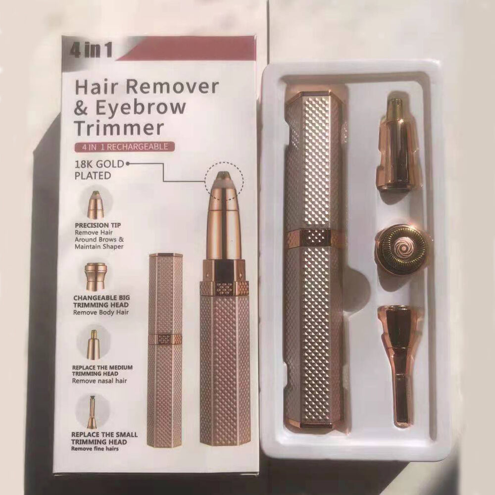 4-in-1 Rechargeable Hair Remover & Eyebrow Trimmer