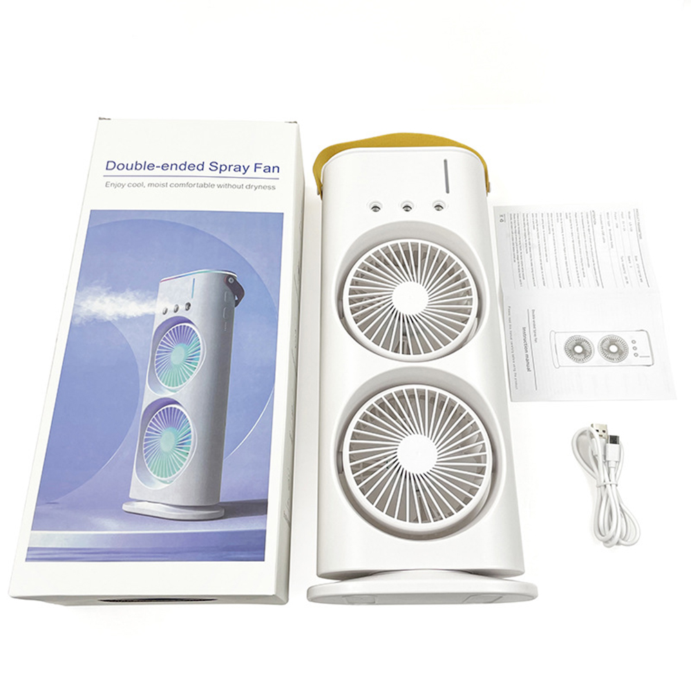 Powerful Dual Mist Spray Fan