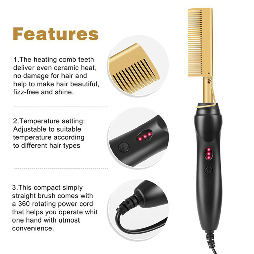 Electric Heat Press Comb 