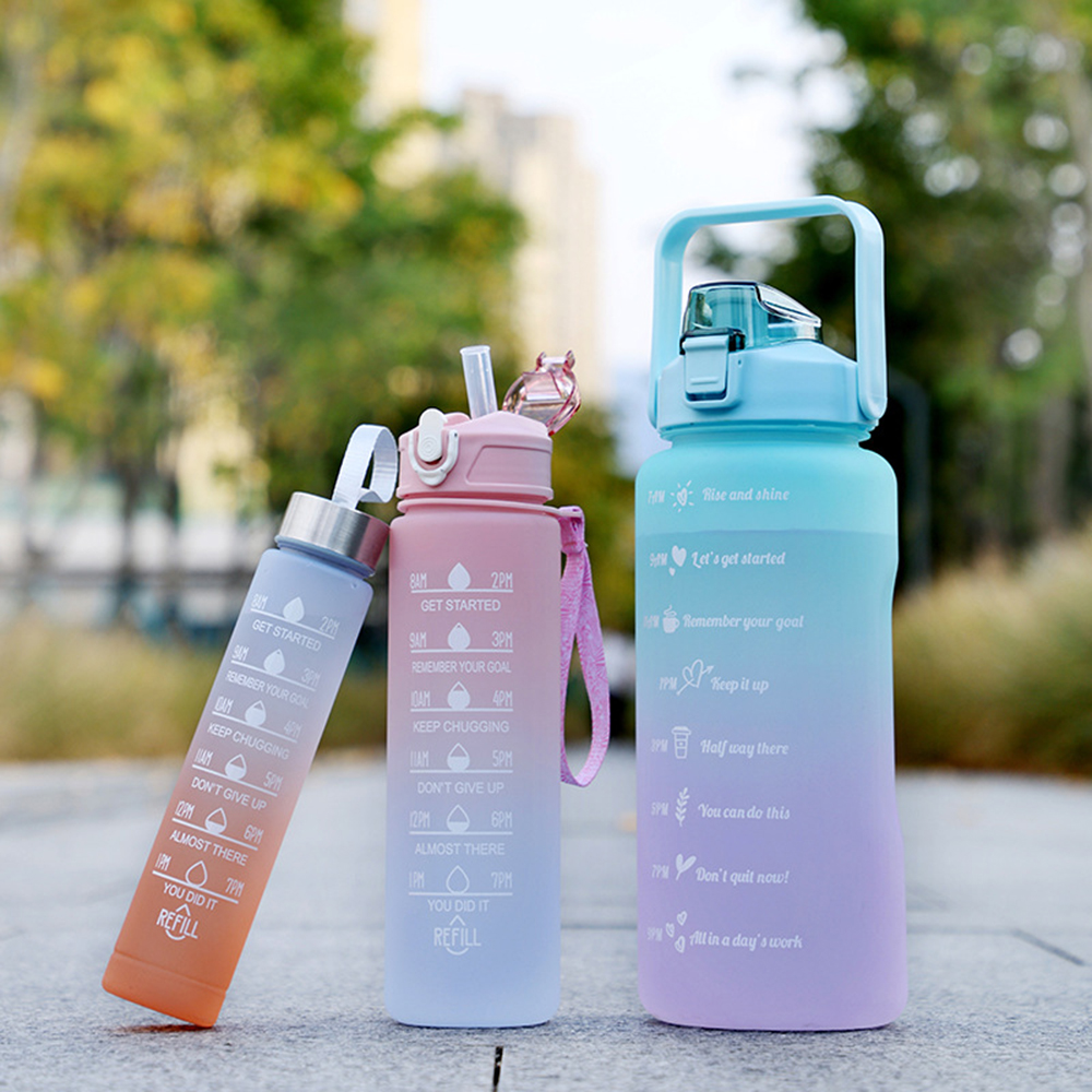 Water Bottle With Time Marker