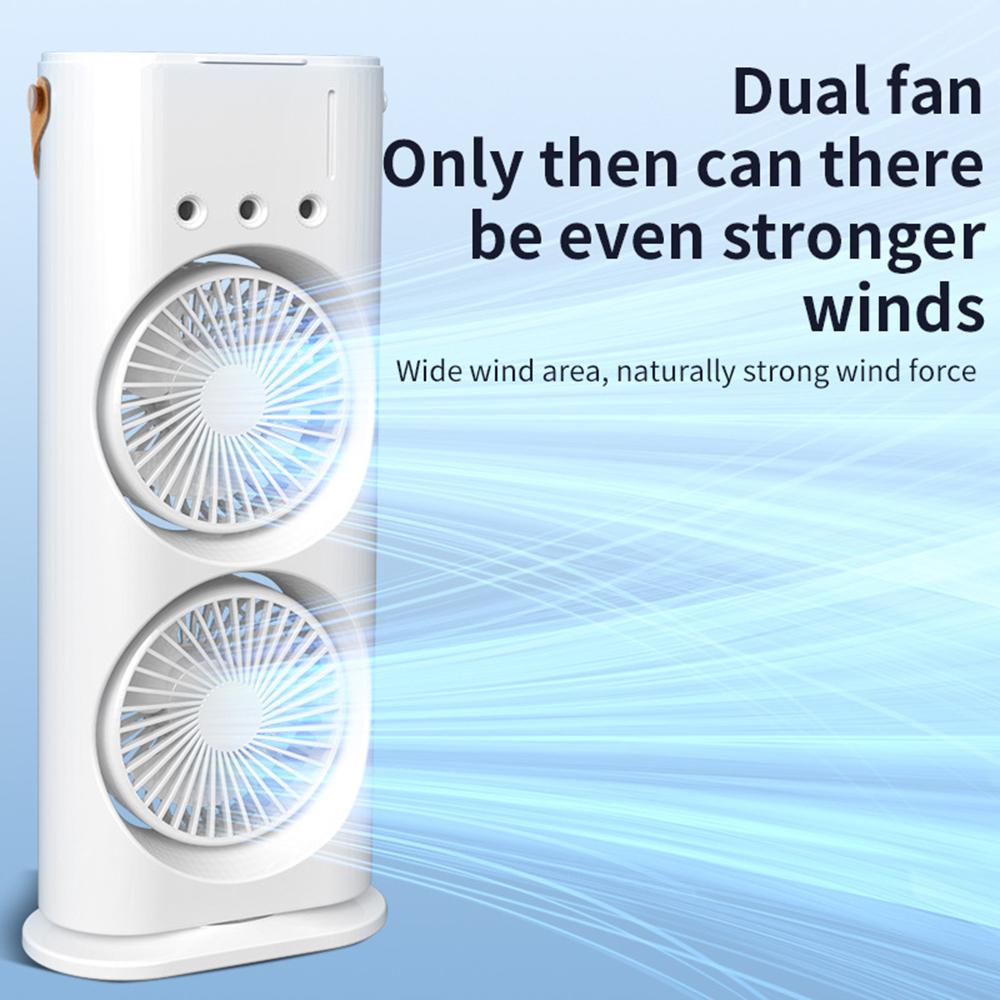 Powerful Dual Mist Spray Fan